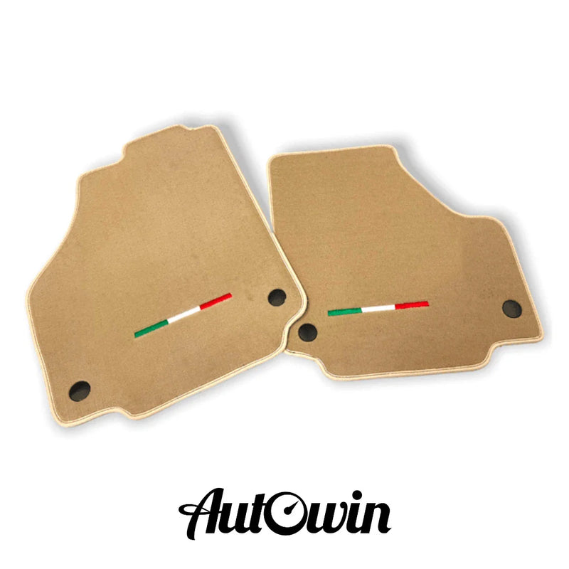 Ferrari 458 Spider IT Edition Beige Floor Mats (2010-2015)