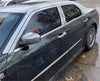 Chrysler 300 300C (2003-2011) 2 x Chrome Rearview Mirror Side Lid Cover Trim