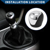Hyundai Elantra (2008-2009) Faux Leather 6 Speed Manual Gear Shifter Knob