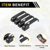 Ford F-150 (2015-2023) Carbon Fiber Pattern 4pcs Exterior Door Handle Covers