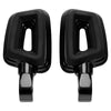 Harley Street Bob Low Rider Black Passenger Foot Pegs (2018-2025)