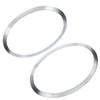 Mini Cooper F55 F56 F57 (2014-2023) Chrome Silver Headlight Trim Ring Set 2 x