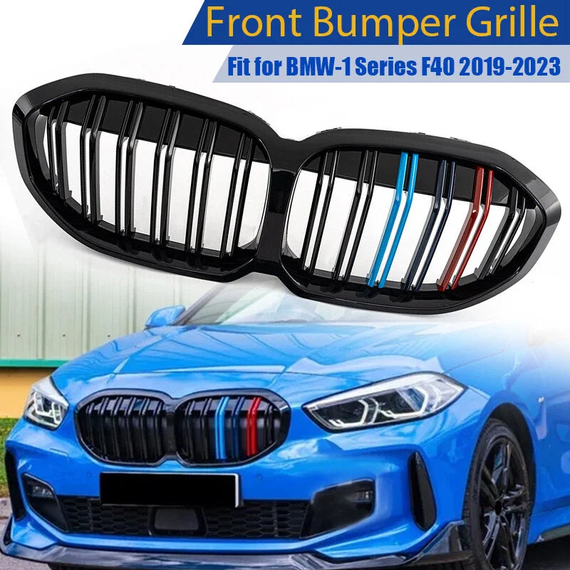 BMW 1 Series F40 118i 120i M135i M Color Front Kidney Grille (2019-2023)