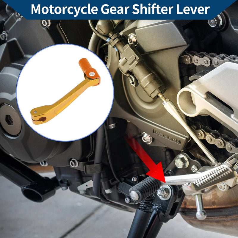 Honda CRF150F (2003-2017) Gold Orange Folding Motorcycle Gear Shifter Lever