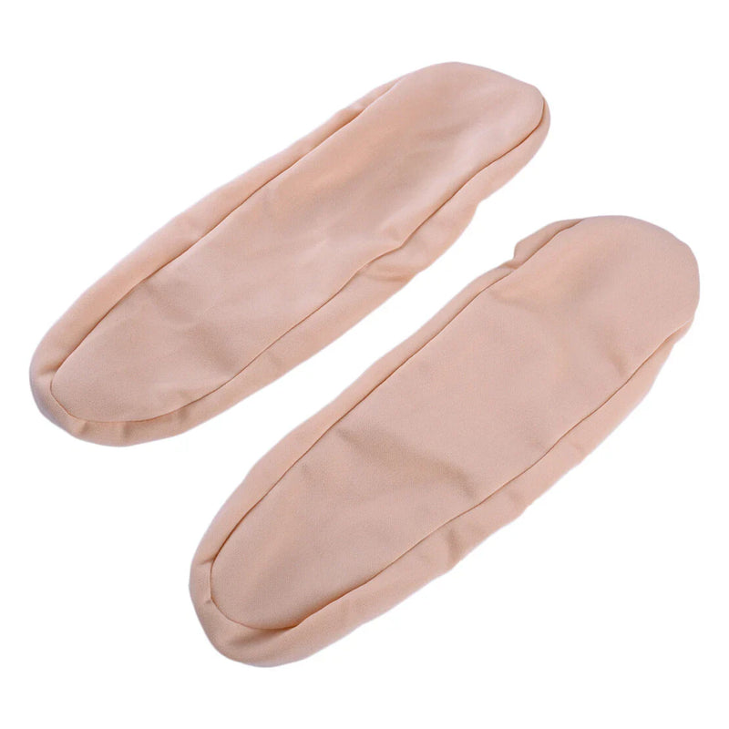 Car Auto Van Truck Beige Elastic Cloth Fabric Seat Armrest Cover
