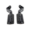 Harley Touring Electra Glide Black Rear Passenger Pedal Mounts (93-24)