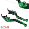 BMW R1200GS R1250GS CNC Green Extendable Brake Clutch Levers (2013-2020)