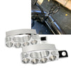 Harley Davidson XL883 1200 X48 Chrome Foot Pegs (2004-2023)