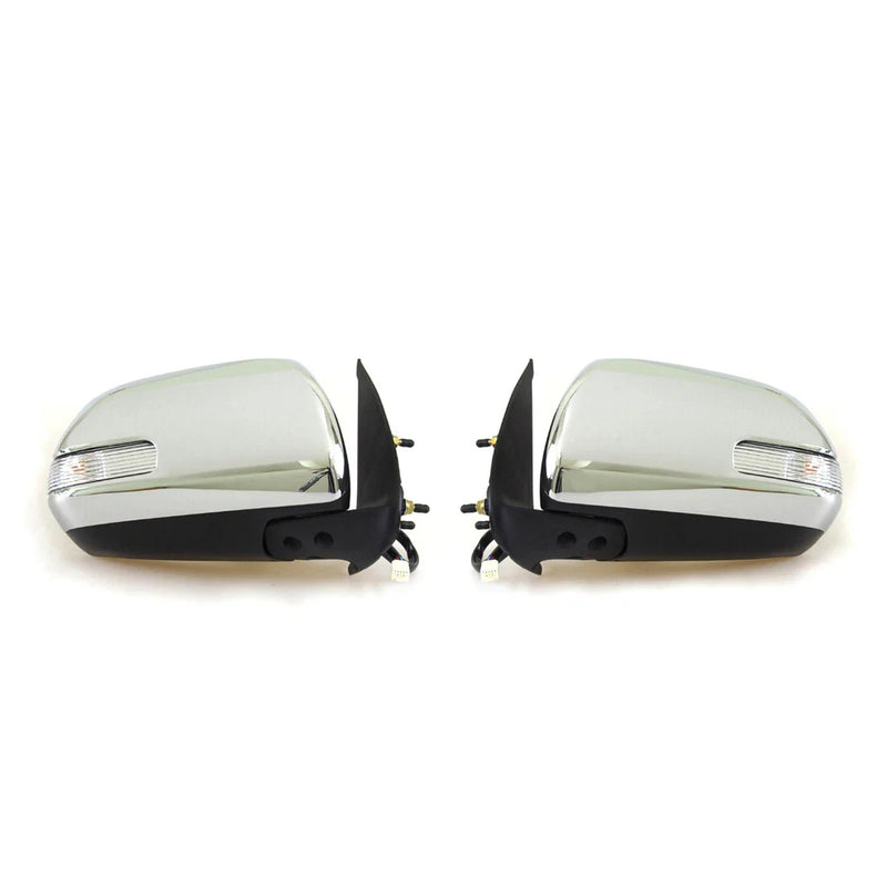 Toyota Hilux MK7 SR5 Hilux Chrome Electric LED Door Wing Mirror