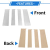 Chevy Colorado (2015-2020) Silver Tone 4 Pcs Door Pillar Window Trim