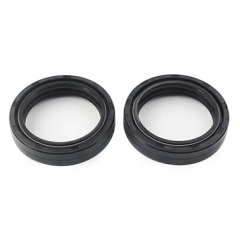 Black 48x60mm Motorcycle Front Fork Damper Shock Absorber Oil Seal