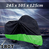 Suzuki GSXR GSX-R 600 750 1000 1100 XL / Black+Green Motorcycle Cover /