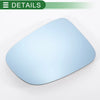 Ford Left Side Blue Mirror Glass with Back Convex