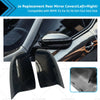 BMW X3 X4 X5 X6 Black Rear Mirror Cover Caps (2018-2023)