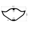 Harley Sportster (2004 - 2022) Vivid Black Mustache Engine Guard Crash Bar