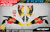 Can Am DS450 QUAD ATV Custom Graphics Kit FURY Style Decals (2008-2015)