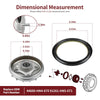 Honda Rancher 350 TM / TE Front Brake Drum Hub & Seal (2000–2006)