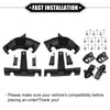 Dodge Ram 3500 (2010) Gloss Black Front Grille Assembly with LED Lights