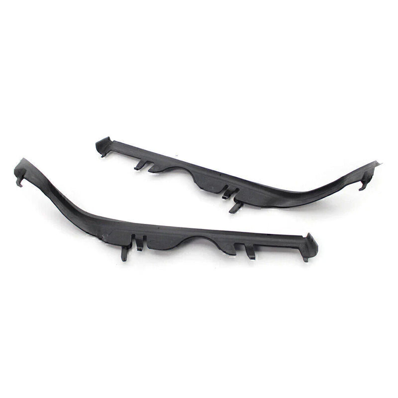 BMW 5 Series E39 Pair ABS Black Front Upper Headlight Gaskets (1997-2003)