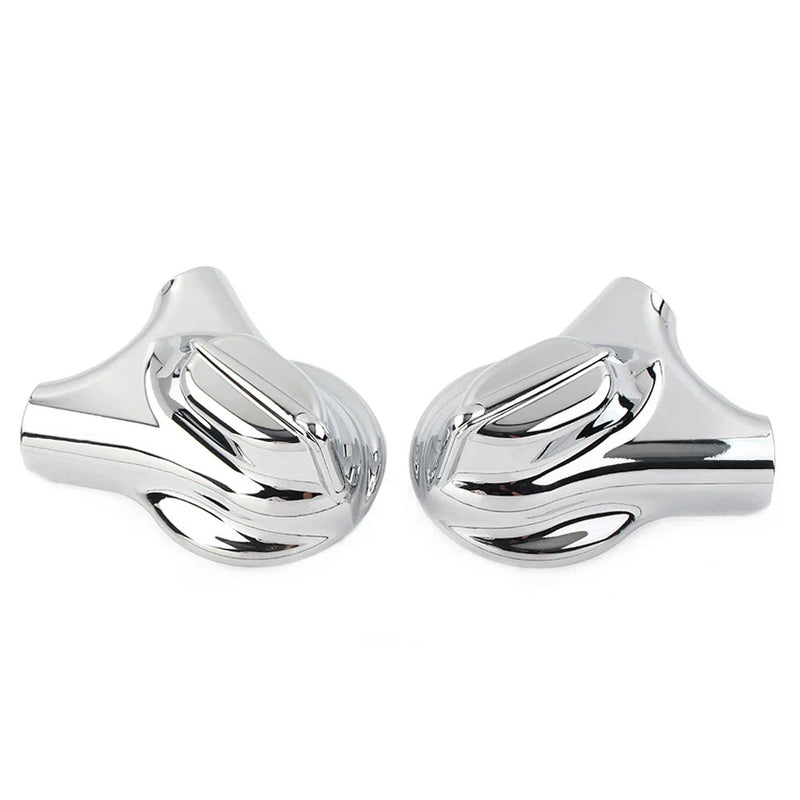 Harley Heritage Softail (2008-2017) Chrome Rear Swingarm Axle Covers