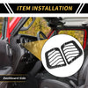 Jeep Wrangler JL 2018-2024 Black Dashboard Side Air Vent AC Outlet Cover