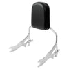 Harley Softail Fat Bob Chrome Sissy Bar Backrest Pad (2018-2025)