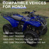 Honda TRX300 2 x Wheel Center Cap and Nut Pin (1993–2000)