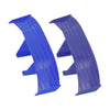 Car 3 x Universal Mini Spoiler Wing Tail Decoration Blue ABS