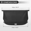 Hyundai Santa Fe Sport 2015-2018 5 Seater Gloss Black Retractable Cargo Cover