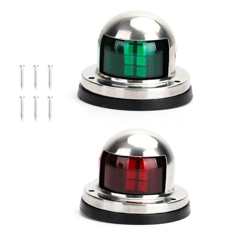 Boat 12V Stainless Steel 2 x Navigation Lights