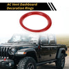 Jeep Wrangler JL JLU (2018-2020) - 4 Pcs AC Vent Dashboard Decoration Rings