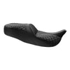 Harley Street Road Glide Black Gel Driver Rider Passenger Seat (2009-2023)