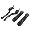Ducati Monster Black Extendable Brake Clutch Levers Grip Set (2009-2015)