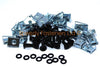 Yamaha Honda Ducati Schrauben & Clips / 25x m5 Schwarz Aluminium / Verkleidung