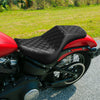 Harley Softail Street Bob Black Driver Rider Passenger Seat (2018-2025)