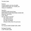 Suzuki GS500 GS500F Throttle Cable Set (2001-2009)