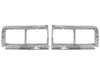 TOYOTA Land Cruiser 80 Series Chrome Headlight Bezel Rim Set (1990–1998)