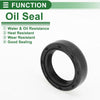 Oil Seal 20x28x7mm Black 5 Pcs