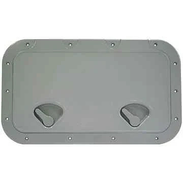 Caravan RV Access Hatch 600mm x 355mm 2 Handles Grey Nuova Rade Made in Italy