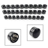 Harley Dyna V-Rod (2006-2017) - 10PCS 9mm Motor Bolt Topper Caps Covers