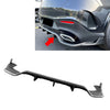 Mercedes Benz GLC Coupe 2023-2024 Carbon Look Rear Bumper Spoiler Lip