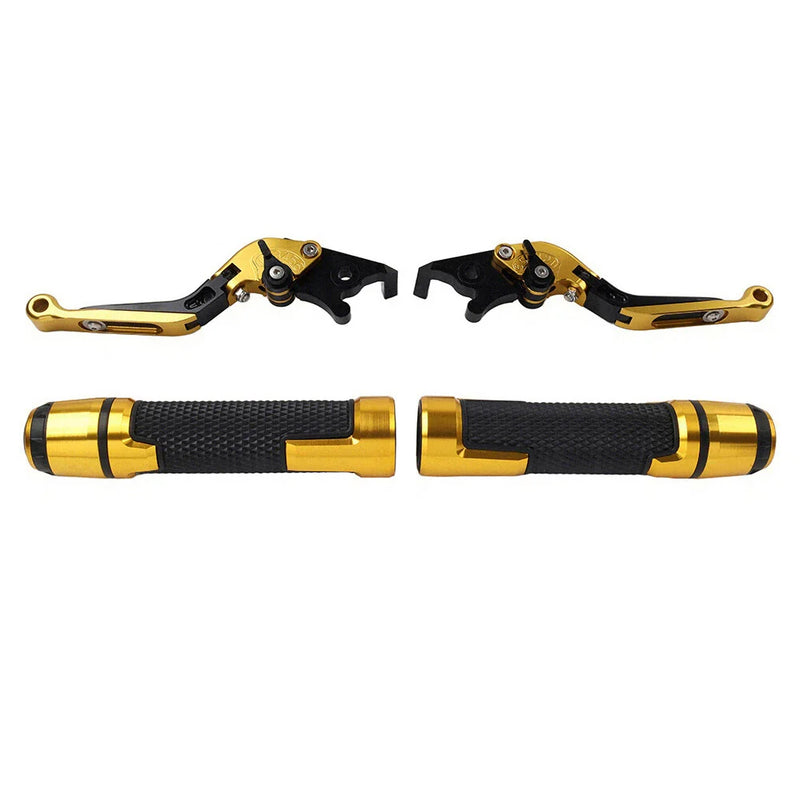 Yamaha MT-15 XSR155 Gold Extendable Brake Clutch Lever Grip Set (2019-2023)