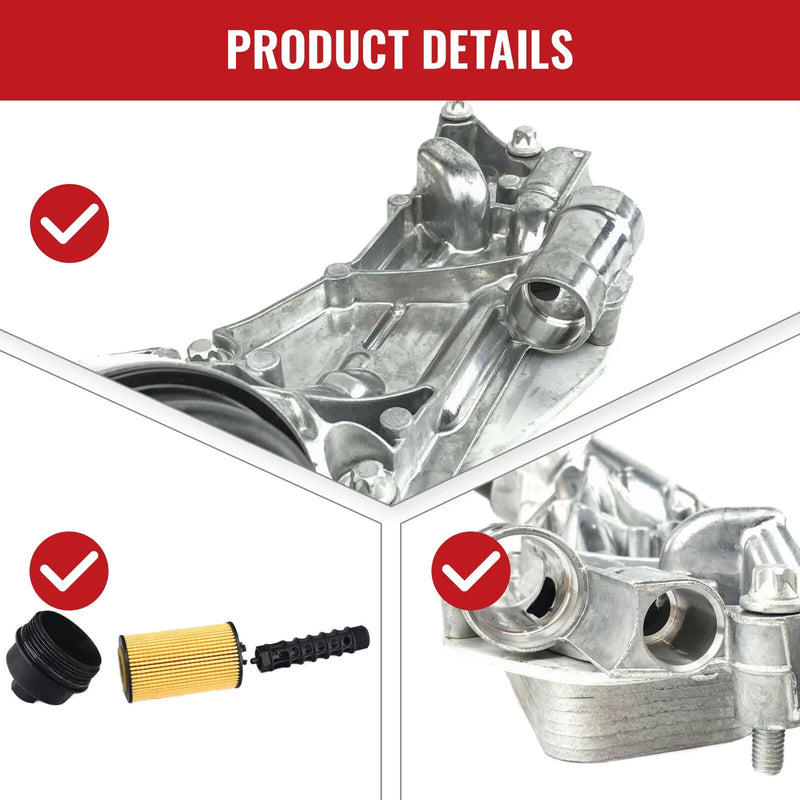 Holden Cruze JG JH, Astra AH, Trax TJ, Barina Oil Cooler Filter Assembly (2010-2016)