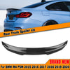 BMW F82 M4 Coupe (2015-2020) Carbon Fiber Style Rear Boot Spoiler Lip
