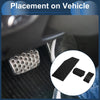 Ford Edge (2023) Black 3 x Automatic Foot Accelerator Pedal Covers