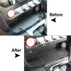 Ford Mustang Carbon Fiber Interior Storage Box Trim Cover (2015-2019)