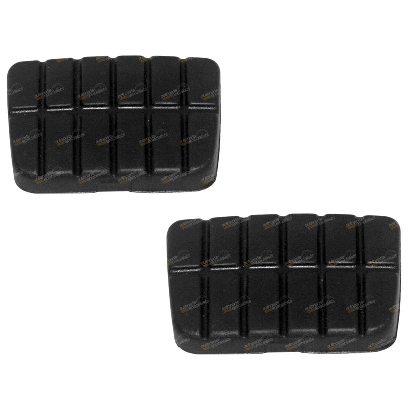 Datsun 1000 2x Clutch & Brake Pedal Pad Rubber Pair