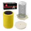 Yamaha Timberwolf 250 YFB250 Air Filter & Guide & END CAP (1992–2000)