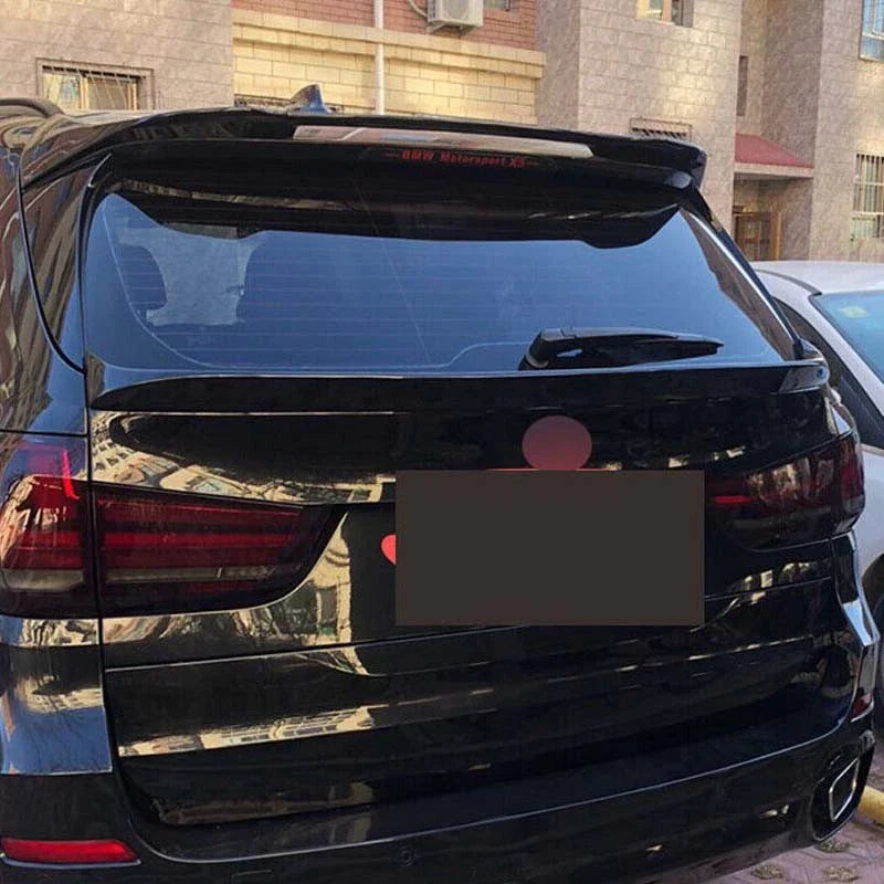 BMW X5 F15 2014-2017 Real Carbon Fiber Rear Trunk Middle Spoiler Wing Fit