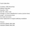 Kawasaki ZZR400 (90-99), ZZR600 Clutch Cable (90-07)